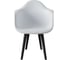 Комплект стульев пластиковых DERSTUHL 2 шт Plast Dark Grey Eames, белый, DSL045.301.2 4