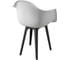 Комплект стульев пластиковых DERSTUHL 2 шт Plast Dark Grey Eames, белый, DSL045.301.2 6