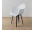 Комплект стульев пластиковых DERSTUHL 2 шт Plast Dark Grey Eames, белый, DSL045.301.2 7