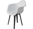 Стул-кресло из пластика DERSTUHL Plast Dark Grey Eames, белый DSL045.301 3