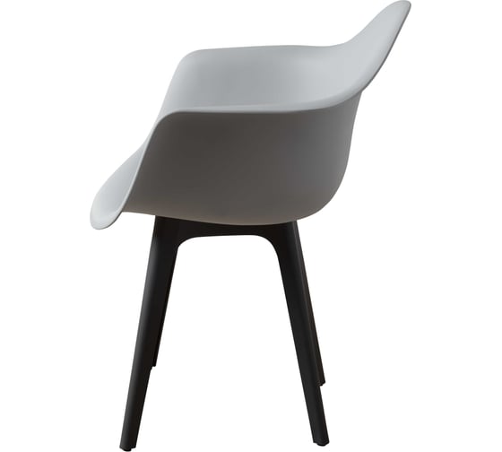 Стул-кресло из пластика DERSTUHL Plast Dark Grey Eames, белый DSL045.302