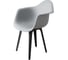 Стул-кресло из пластика DERSTUHL Plast Dark Grey Eames, белый DSL045.302 3