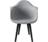 Стул-кресло из пластика DERSTUHL Plast Dark Grey Eames, белый DSL045.302 4