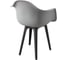 Стул-кресло из пластика DERSTUHL Plast Dark Grey Eames, белый DSL045.302 6