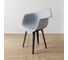 Стул-кресло из пластика DERSTUHL Plast Dark Grey Eames, белый DSL045.302 7