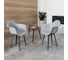 Комплект стульев пластиковых DERSTUHL 2 шт Plast Dark Grey Eames, белый, DSL045.302.2 2
