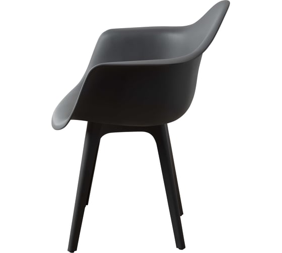 Стул-кресло из пластика DERSTUHL Plast Dark Grey Eames, темно-серый DSL045.303