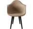 Комплект стульев пластиковых DERSTUHL 4 шт Plast Dark Grey Eames, темно-бежевый, DSL045.313.4 4