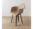 Комплект стульев пластиковых DERSTUHL 4 шт Plast Dark Grey Eames, темно-бежевый, DSL045.313.4 7