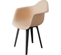 Стул-кресло DERSTUHL Plast Dark Grey Eames, теплый бежевый DSL045.314