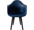 Комплект стульев пластиковых DERSTUHL 4 шт Plast Dark Grey Eames, темно-синий, DSL045.317.4 4