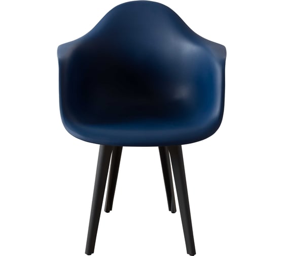 Стул-кресло из пластика DERSTUHL Plast Dark Grey Eames, темно-синий DSL045.317