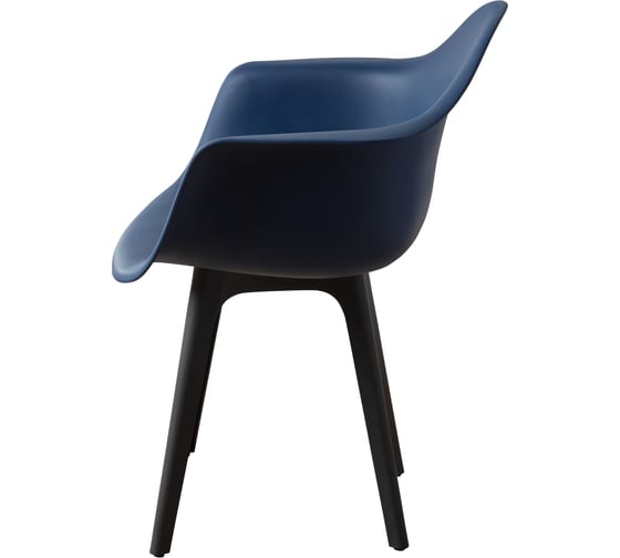 Стул-кресло из пластика DERSTUHL Plast Dark Grey Eames, темно-синий DSL045.317