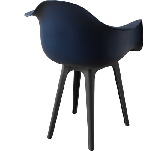 Стул-кресло из пластика DERSTUHL Plast Dark Grey Eames, темно-синий DSL045.317