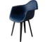 Комплект стульев пластиковых DERSTUHL 2 шт Plast Dark Grey Eames, темно-синий, DSL045.317.2 3