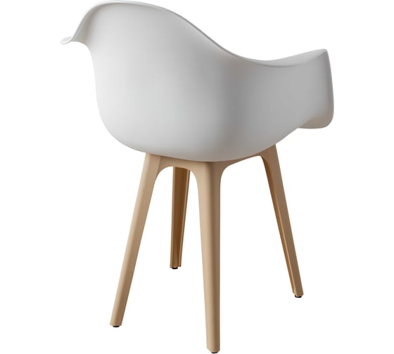 Комплект стульев пластиковых DERSTUHL 2 шт Plast Beige Eames, белый, DSL045.401.2