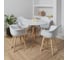 Комплект стульев пластиковых DERSTUHL 4 шт Plast Beige Eames, белый, DSL045.401.4 2