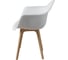 Комплект стульев пластиковых DERSTUHL 4 шт Plast Beige Eames, белый, DSL045.401.4 5