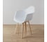Комплект стульев пластиковых DERSTUHL 4 шт Plast Beige Eames, белый, DSL045.401.4 7