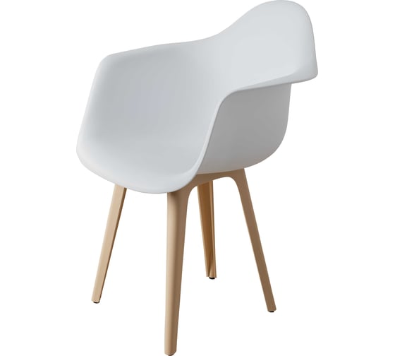 Стул-кресло DERSTUHL Plast Beige Eames, белый DSL045.401