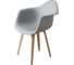 Комплект стульев пластиковых DERSTUHL 4 шт Plast Beige Eames, белый, DSL045.402.4 3