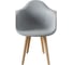 Комплект стульев пластиковых DERSTUHL 4 шт Plast Beige Eames, белый, DSL045.402.4 4