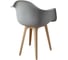Комплект стульев пластиковых DERSTUHL 4 шт Plast Beige Eames, белый, DSL045.402.4 6