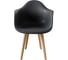 Стул-кресло из пластика DERSTUHL Plast Beige Eames, темно-серый DSL045.403 4
