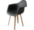 Комплект стульев пластиковых DERSTUHL 4 шт Plast Beige Eames, темно-серый, DSL045.403.4 3