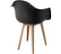Комплект стульев пластиковых DERSTUHL 4 шт Plast Beige Eames, темно-серый, DSL045.403.4 6