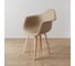 Стул-кресло из пластика DERSTUHL Plast Beige Eames, темно-бежевый DSL045.413 7
