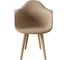 Комплект стульев пластиковых DERSTUHL 2 шт Plast Beige Eames, темно-бежевый, DSL045.413.2 4