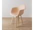 Комплект стульев пластиковых DERSTUHL 4 шт Plast Beige Eames, теплый бежевый, DSL045.414.4 7