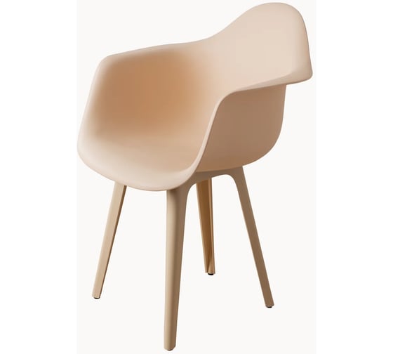 Стул-кресло DERSTUHL Plast Beige Eames, теплый бежевый DSL045.414