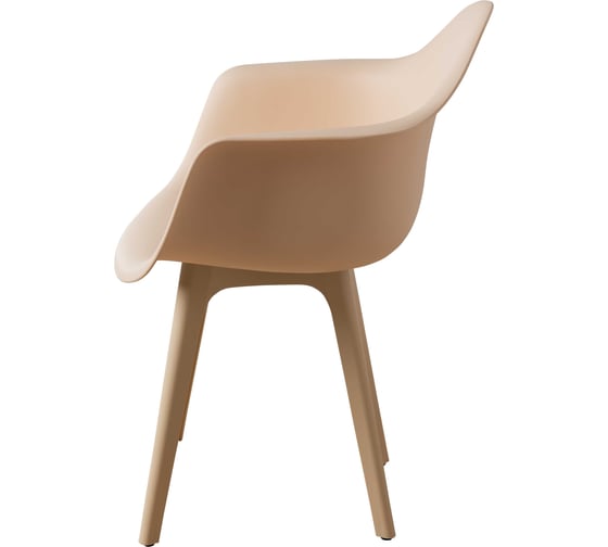 Стул-кресло из пластика DERSTUHL Plast Beige Eames, теплый бежевый DSL045.414