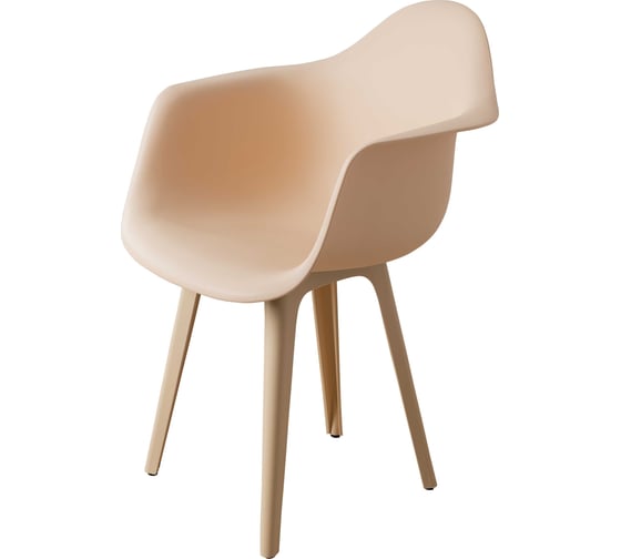 Стул-кресло из пластика DERSTUHL Plast Beige Eames, теплый бежевый DSL045.414 1