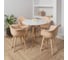Стул-кресло из пластика DERSTUHL Plast Beige Eames, теплый бежевый DSL045.414 3