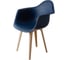 Комплект стульев пластиковых DERSTUHL 4 шт Plast Beige Eames, темно-синий, DSL045.417.4 3