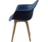 Комплект стульев пластиковых DERSTUHL 4 шт Plast Beige Eames, темно-синий, DSL045.417.4 5