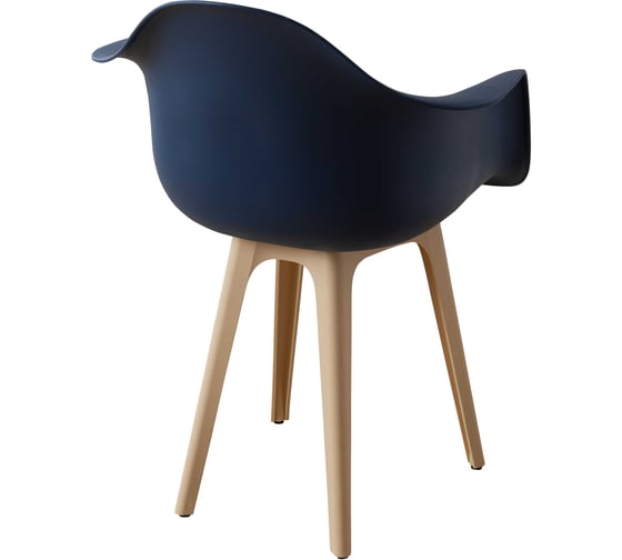 Комплект стульев пластиковых DERSTUHL 2 шт Plast Beige Eames, темно-синий, DSL045.417.2