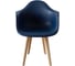 Комплект стульев пластиковых DERSTUHL 2 шт Plast Beige Eames, темно-синий, DSL045.417.2 4