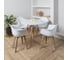 Комплект стульев пластиковых DERSTUHL 2 шт Plast Dark Beige Eames, белый, DSL045.501.2 2