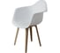 Комплект стульев пластиковых DERSTUHL 2 шт Plast Dark Beige Eames, белый, DSL045.501.2 3