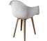 Комплект стульев пластиковых DERSTUHL 2 шт Plast Dark Beige Eames, белый, DSL045.501.2 6