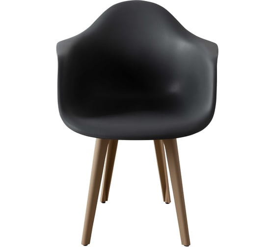 Комплект стульев пластиковых DERSTUHL 2 шт Plast Dark Beige Eames, темно-серый, DSL045.503.2