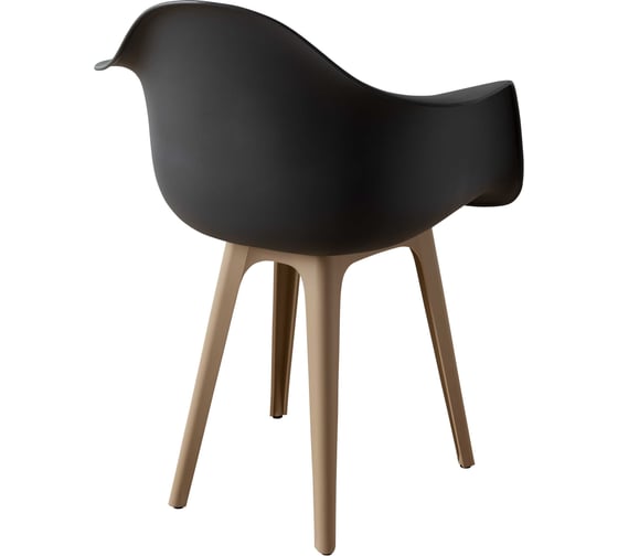 Комплект стульев пластиковых DERSTUHL 2 шт Plast Dark Beige Eames, темно-серый, DSL045.503.2