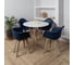 Стул-кресло из пластика DERSTUHL Plast Dark Beige Eames, темно-синий DSL045.517 2