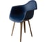 Стул-кресло из пластика DERSTUHL Plast Dark Beige Eames, темно-синий DSL045.517 3