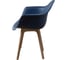 Стул-кресло из пластика DERSTUHL Plast Dark Beige Eames, темно-синий DSL045.517 5