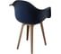 Стул-кресло из пластика DERSTUHL Plast Dark Beige Eames, темно-синий DSL045.517 6